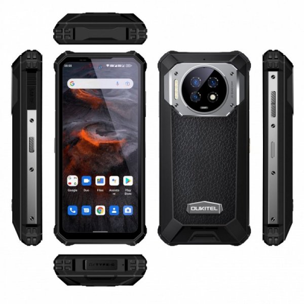OUKITEL Smartfon WP19 8/256GB NFC 21000 mAh DualSIM czarny