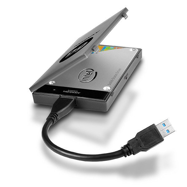 AXAGON ADSA-1S6 Adapter USB 3.0 - SATA 6G do szybkiego przyłączenia 2.5&quot; SSD/HDD, z pudełkiem