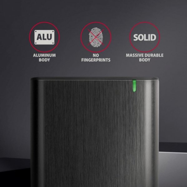 AXAGON EE25-A6M Bezśrubowa aluminiowa obudowa zewnętrzna USB 3.2 Gen 1 - SATA 6G dla 2.5&quot; SSD/HDD