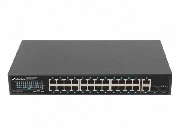 Lanberg Switch 24x1GB POE+ 2xGB 2x rack 19&#039;&#039; gigabit ethernet 250W