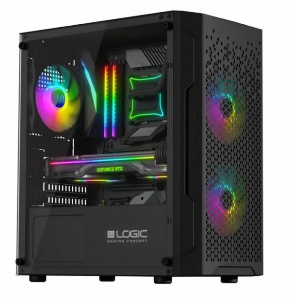 Logic Concept Obudowa komputerowa bez zasilacza Logic Aramis ARGB MINI USB 3.0