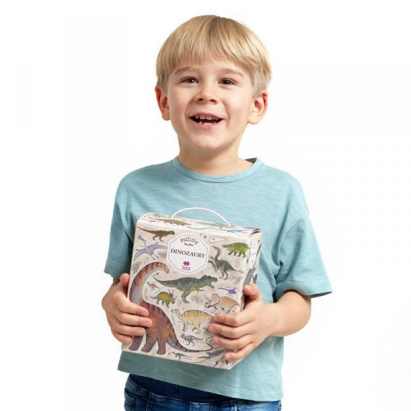 CzuCzu Puzzle 200 elementów Puzzlove Dinozaury