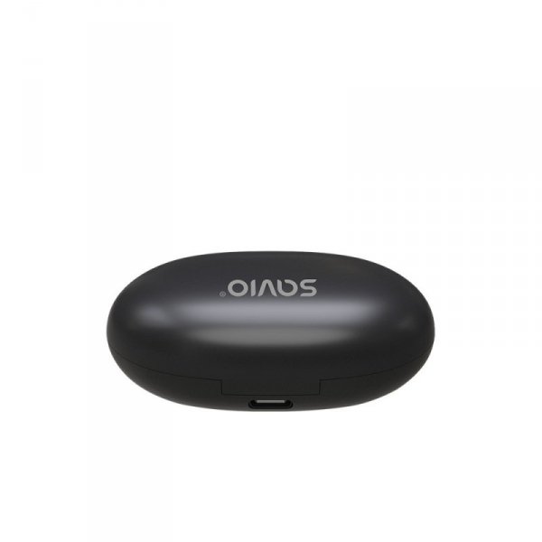 Savio Słuchawki  bezprzewodowe Bluetooth 5.3, IPX4, dotykowe sterowanie, TWS-10