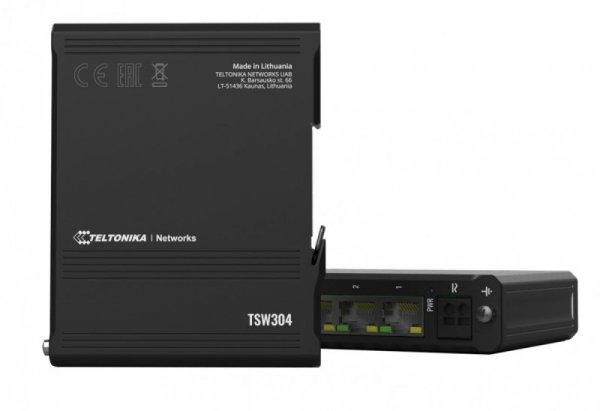 TELTONIKA Przełącznik przemysłowy TSW304 4xRJ45 10/100/1000 Mbps