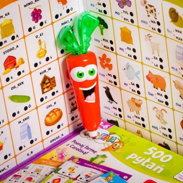 Lisciani Gra Carotina 500 pytań - Farma