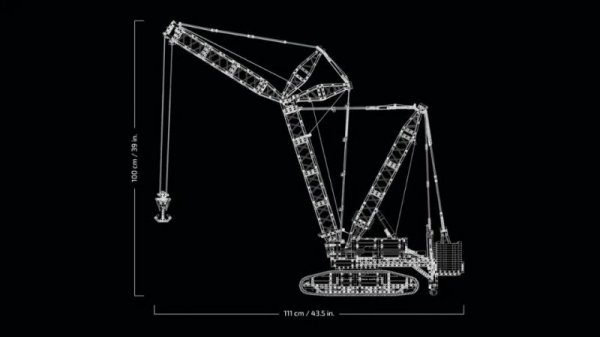 LEGO Klocki Technic 42146 Żuraw gąsienicowy Liebherr LR 13000