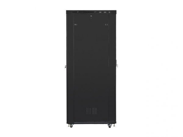 Lanberg Szafa stojąca Rack 19 cali 47U 800x1200mm, drzwi szklane LCD (FLAT PACK) czarna