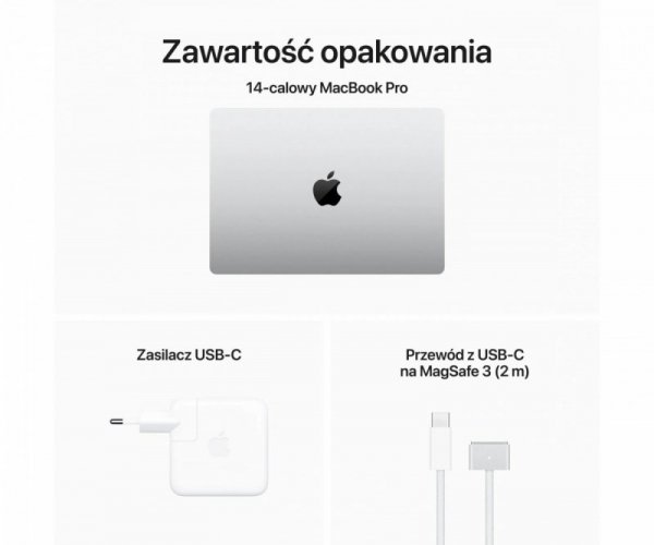 Apple MacBook Pro 16,2 cali: M3 Max 16/40, 48GB, 1TB - Srebrny