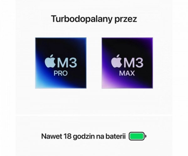Apple MacBook Pro 16,2 cali: M3 Max 16/40, 48GB, 1TB - Srebrny