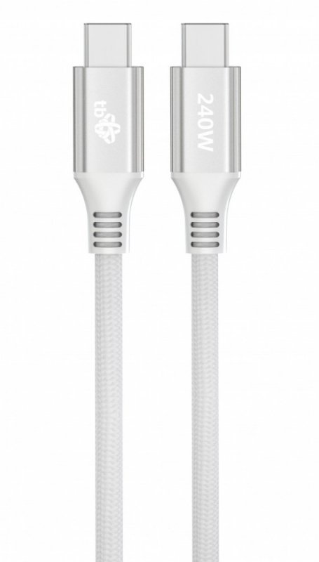 TB Kabel USB C - USB C 1m 240W biały