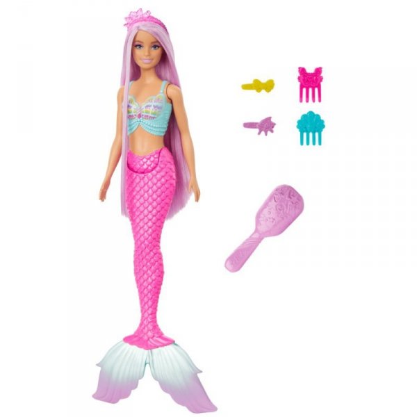 Mattel Lalka Barbie Syrenka Długie włosy