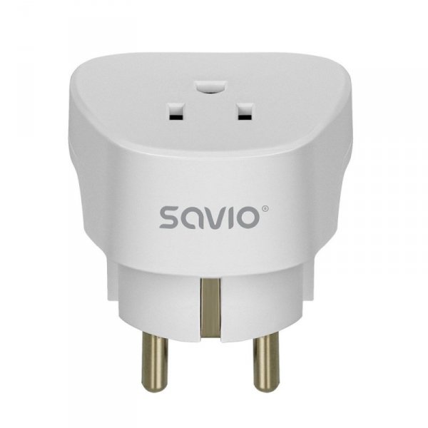 Savio Adapter podróżny, gniazdo US wtyk EU AP-01