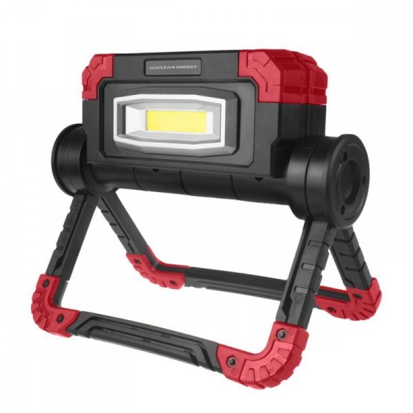Maclean Lampa robocza LED COB warsztatowa składana MCE439 300LM 3 tryby świecenia, IP44. 6500K (zimna biała) wymiary: 199,4 x 14