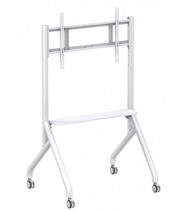 Techly Stojak mobilny TV 56-100 cali do 100kg regulowany półka AV