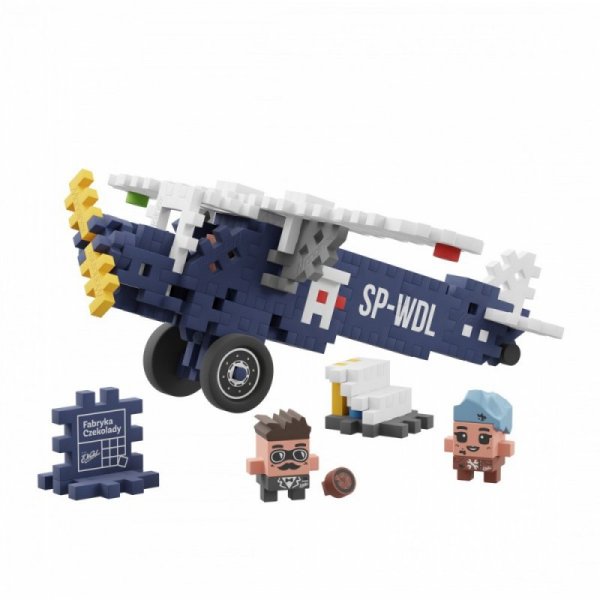 Marioinex Klocki Mini Waffle Wedel - Samolot RWD-13 120 elementów