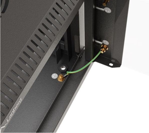Lanberg Szafa instalacyjna rack wisząca 10 cali 9U 300x300 czarna