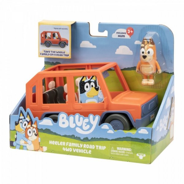 Tm Toys Zestaw Bluey Samochód 4 x4 Chilli