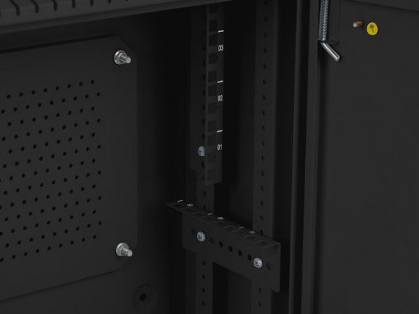 Lanberg Szafa instalacyjna rack wisząca 19 cali 6U+3U 540x200 niskoprofilowa (złożona) czarna
