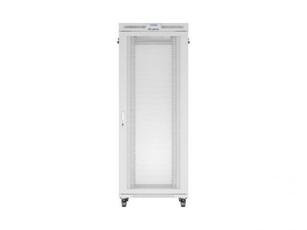 Lanberg Szafa instalacyjna rack stojąca 19 cali 42U 800x1000 drzwi perforowane LCD szara (Flat pack)