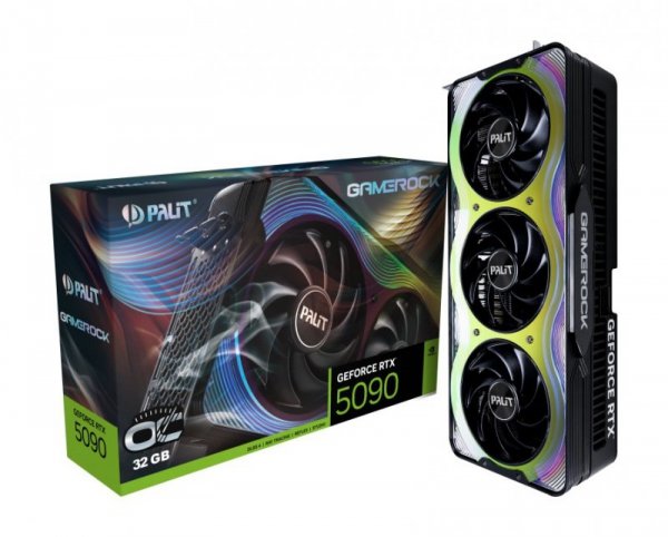 Palit Karta graficzna RTX 5090 GameRock OC 32GB GDDR7 512bit 3DP/HDMI