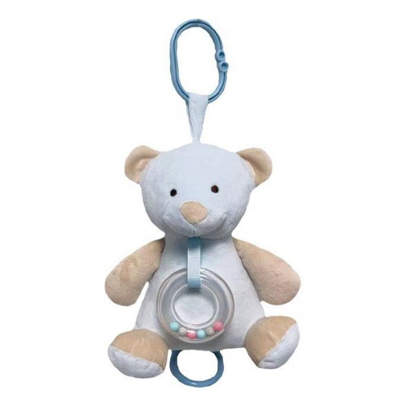 TULILO Pozytywka Miś 18 cm błękitny