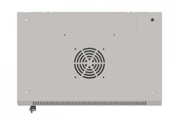 Lanberg Szafa instalacyjna rack wisząca 19&quot; 6U 540x350 szara drzwi przeszklone ( flat pack)