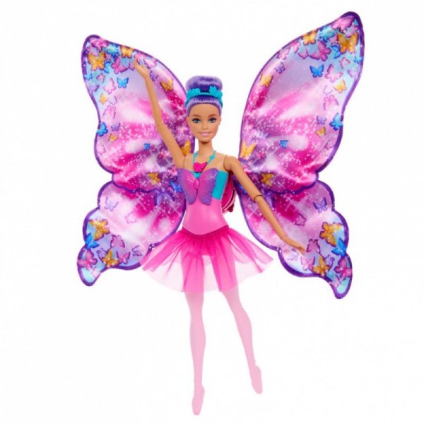 Mattel Lalka Barbie Motylkowa baletnica 2w1 przemiana