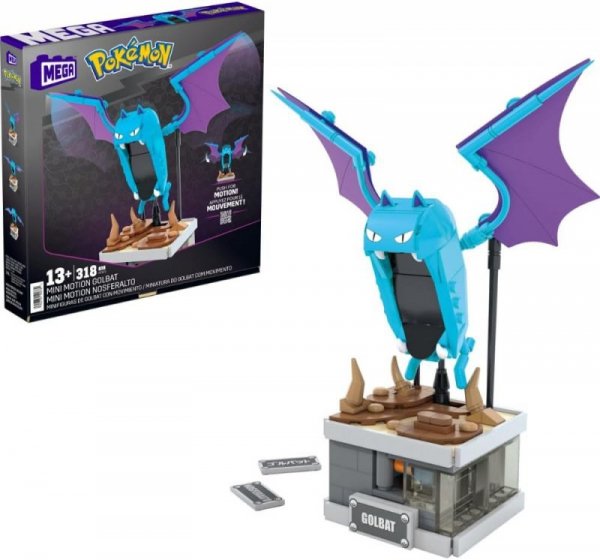 Mega Bloks Klocki Mega Pokemon Golbat z ruchem