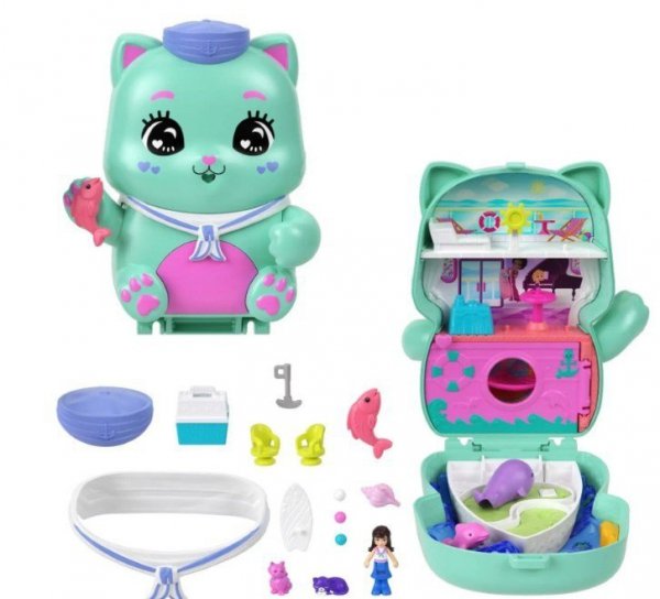 Mattel Zestaw Polly Pocket Sail Kitty