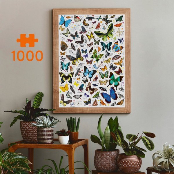 CzuCzu Puzzle Puzzlove Motyle 1000 elementów