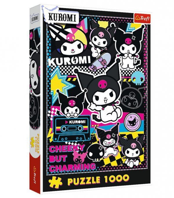 Trefl Puzzle 1000 elementów Kuromi w świecie Hello Kitty