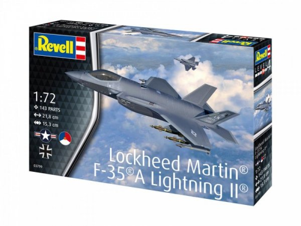Revell Model plastikowy Lockheed Martin F-35A Lightning II 1/72