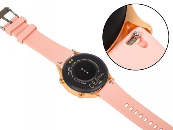 BLOW Smartwatch X19 Bluetooth różowy