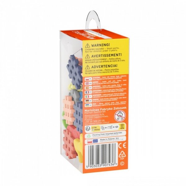 Marioinex Klocki Mini Waffle  - Zwierzęta 42 elementy