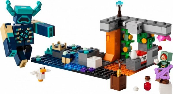 LEGO Klocki Minecraft 21274 Spotkanie ze strażnikiem