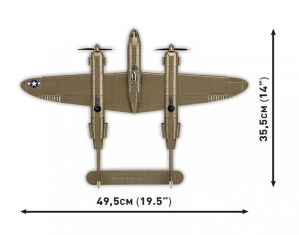 Cobi Klocki Klocki Lockheed P-38H Lightning