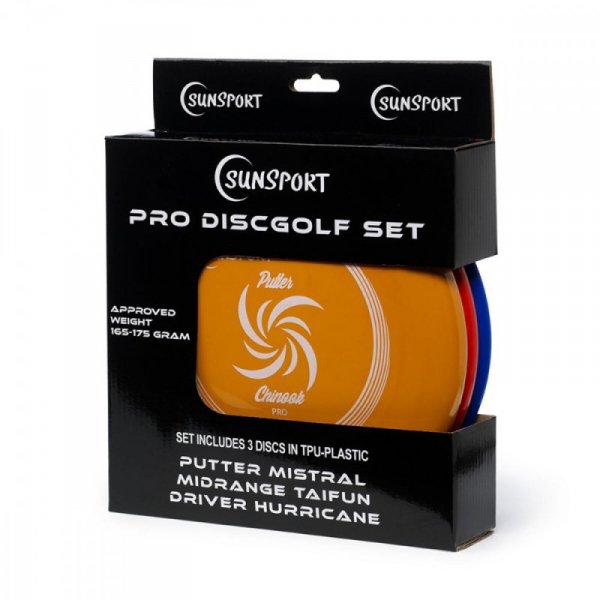 Tactic Gra DiscGolf set Pro, Putter,Mid Range&Drivet Plastik