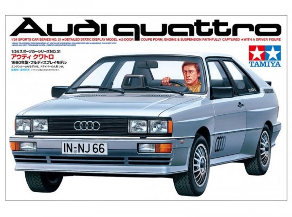Tamiya Model plastikowy Audi Quattro 1/24