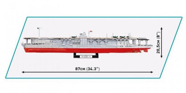 Cobi Klocki Klocki IJN Akagi Aircraft Carrier 3573 klocków