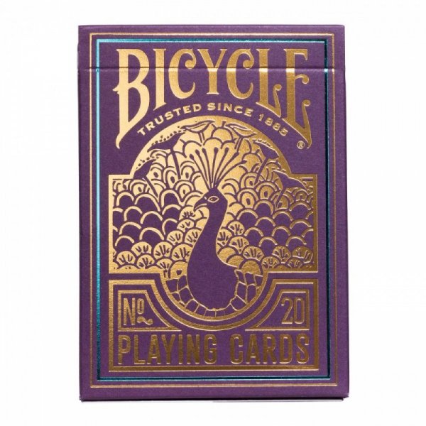 Bicycle Karty Peacock Purple