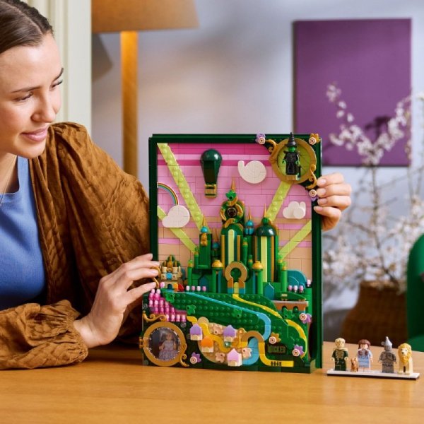 LEGO Klocki Wicked 75685 Obraz Emerald City