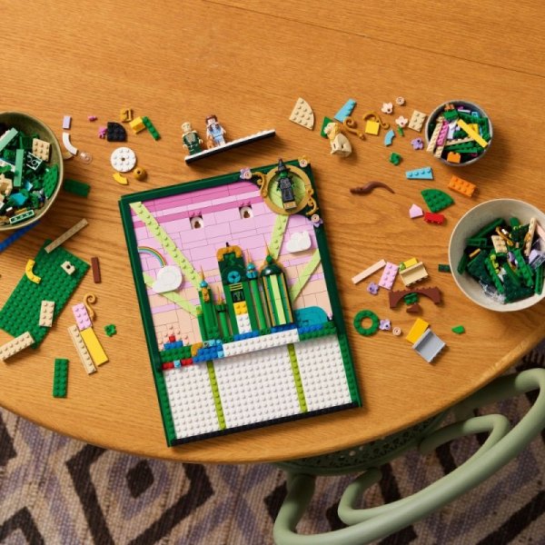 LEGO Klocki Wicked 75685 Obraz Emerald City