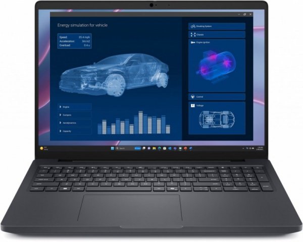 Dell Stacja robocza Dell Pro Max 16 MC16255 Win11Pro AMD Ryzen 340|16GB|256GB|FgrPr&SmtCd|FHD Cam&Mic|WLAN+BT|16.0 FHD+|4 Cell|1