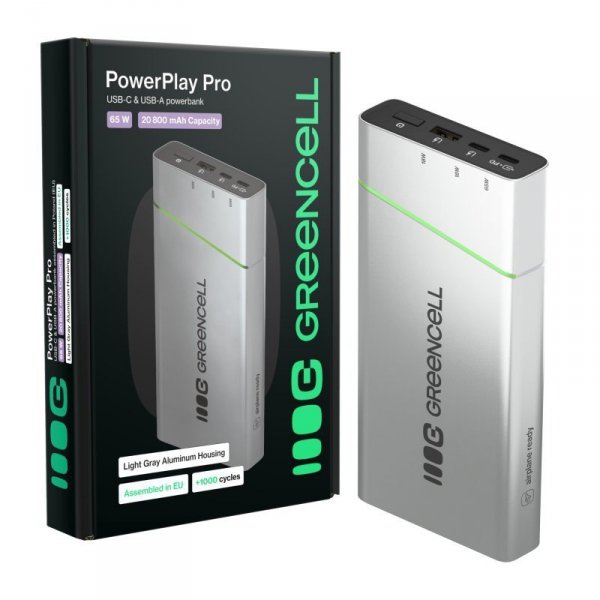 Green Cell Powerbank 65W PowerPlay 20800mAh PD PL