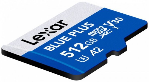 Lexar Karta pamięci microSD 512GB C10 A2 U3 V30 170MB/s Blue Plus