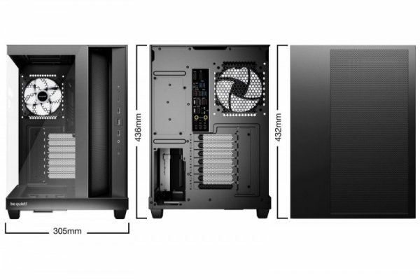 Be quiet! Obudowa Light Base 500 LX Black