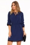 Merribel Shanice Dark Blue Šaty