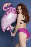 Julimex Simple Panty Purpurové Kalhotky