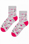 Steven valentýnské 136 009 Dámské ponožky