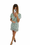 Vittoria Ventini Amalfi Fowers ST-533 Mint Šaty
